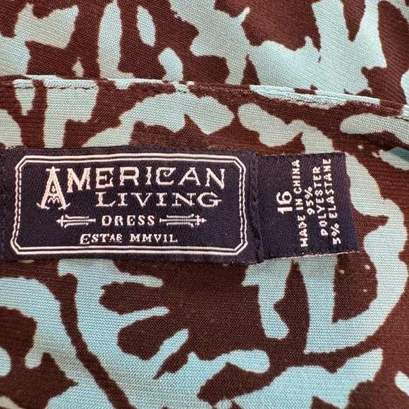 American Living knit stretchy spaghetti strap maxi dress size 16 - Picture 4 of 4